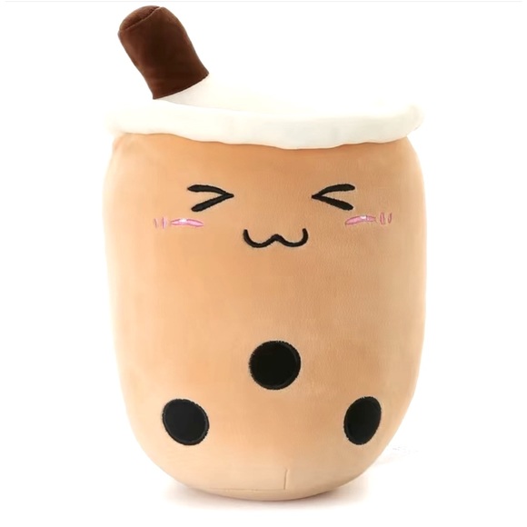 Boba Milk Tea Soft Plush/ Stuffy Light beige/ Tan Color - Picture 2 of 9